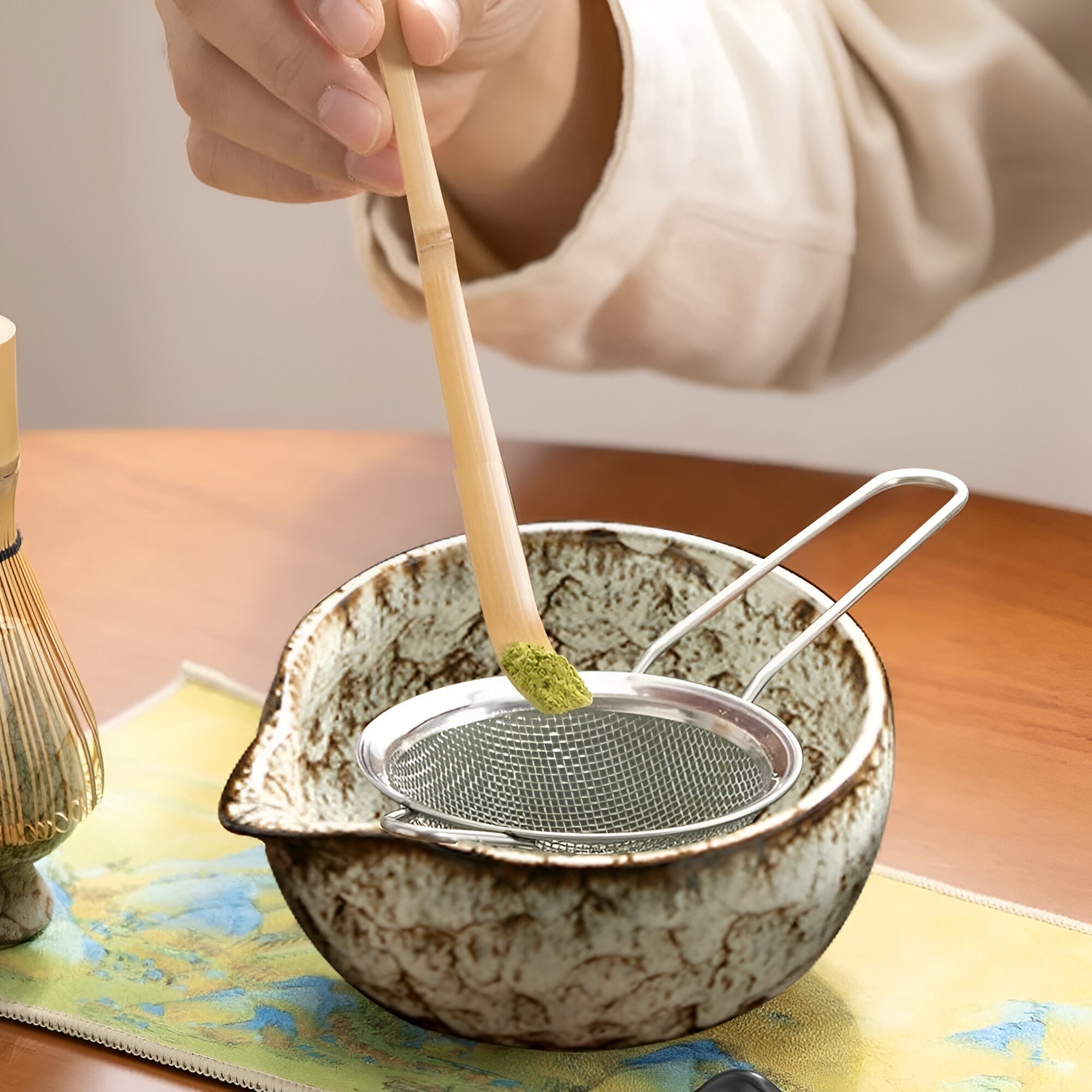 Authentic Japanese Matcha Preparation Set – 6-Piece Collection