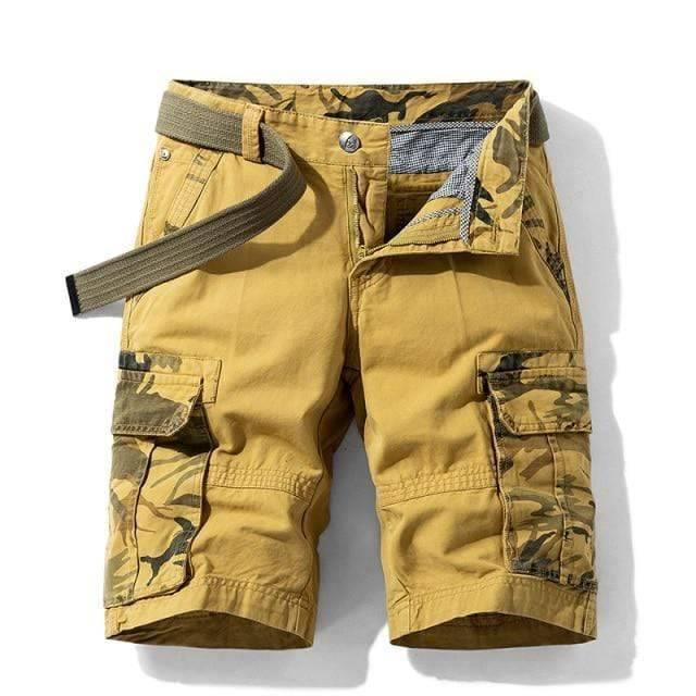 Men's Cargo Shorts – Durable Cotton Material for Outdoor Use
