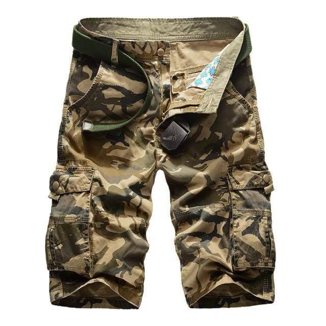 Men's Cargo Shorts – Durable Cotton Material for Outdoor Use