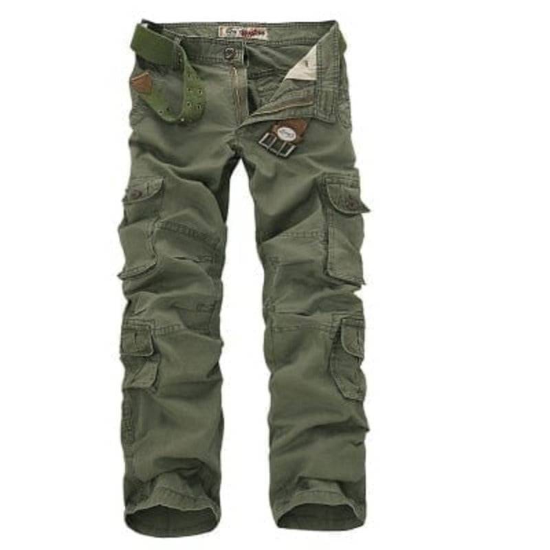 Men's Outdoor Cargo Trousers with Various Pockets – Sturdy Construction