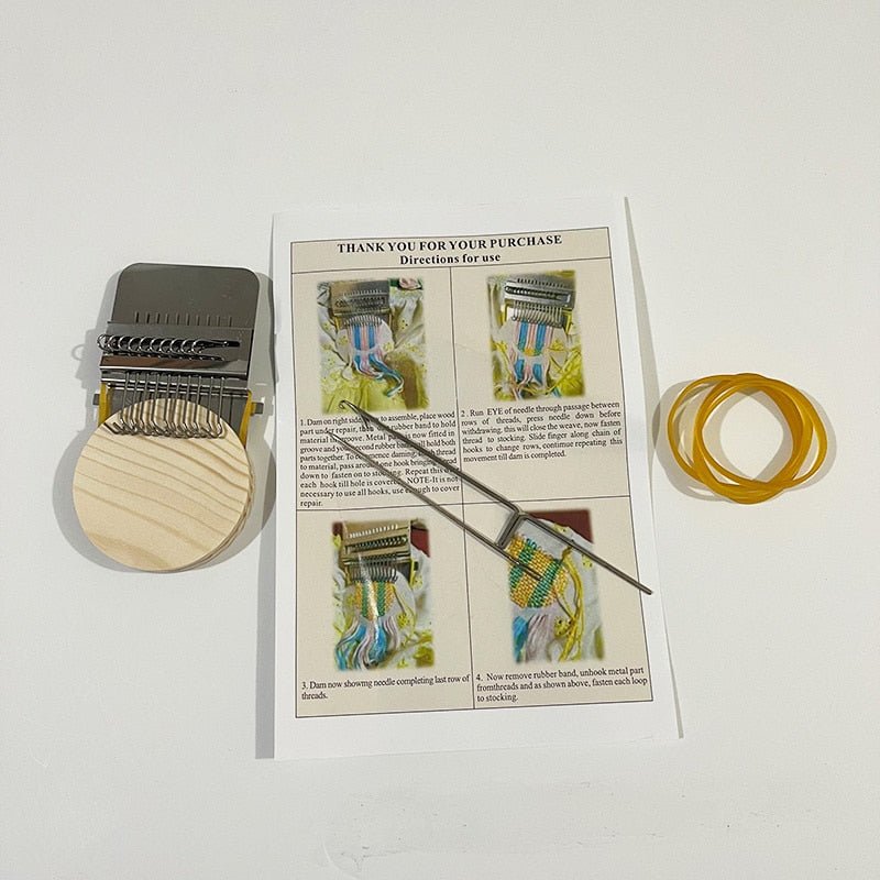 Compact Darning Tool – Ideal for Textile Repairs and Creative Projects