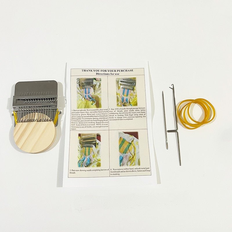 Compact Darning Tool – Ideal for Textile Repairs and Creative Projects