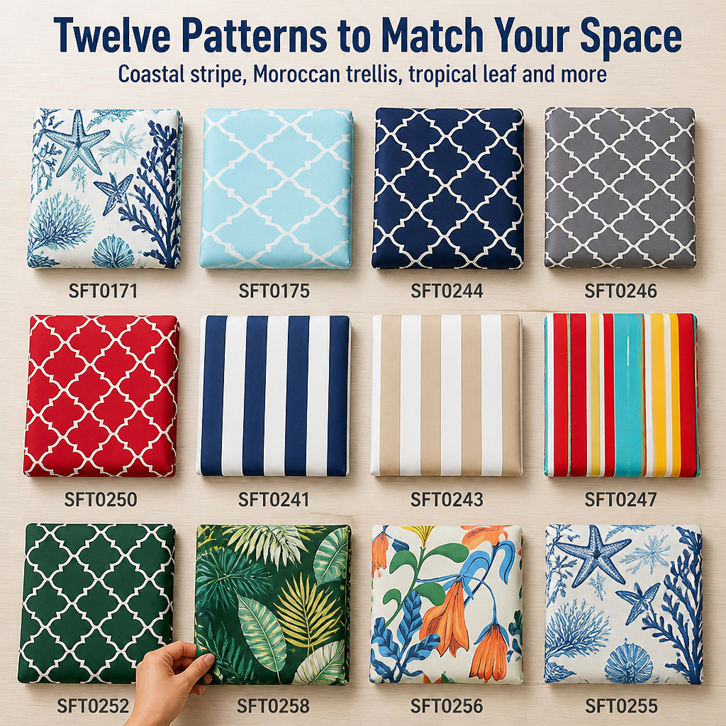 SlipTide™ Stretch Patio Sofa Cushion Covers — Wrap Your Cushions in Flawless Fit and Spill-Proof Ease