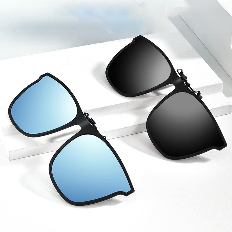 UV400 Protection Polarized Clip-On Sunglasses – Lightweight & Foldable
