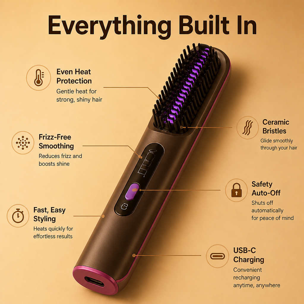 LumiLuxe™ — Effortless Salon-Perfect Hair That Protects and Shines Every Time