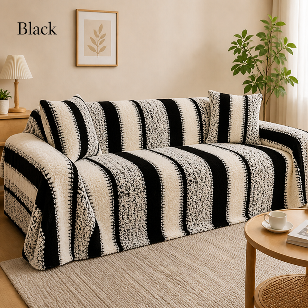LumiNest™ Plush Sofa Cover — Wrap Your Sofa in Unshakable Comfort and Plush Luxury