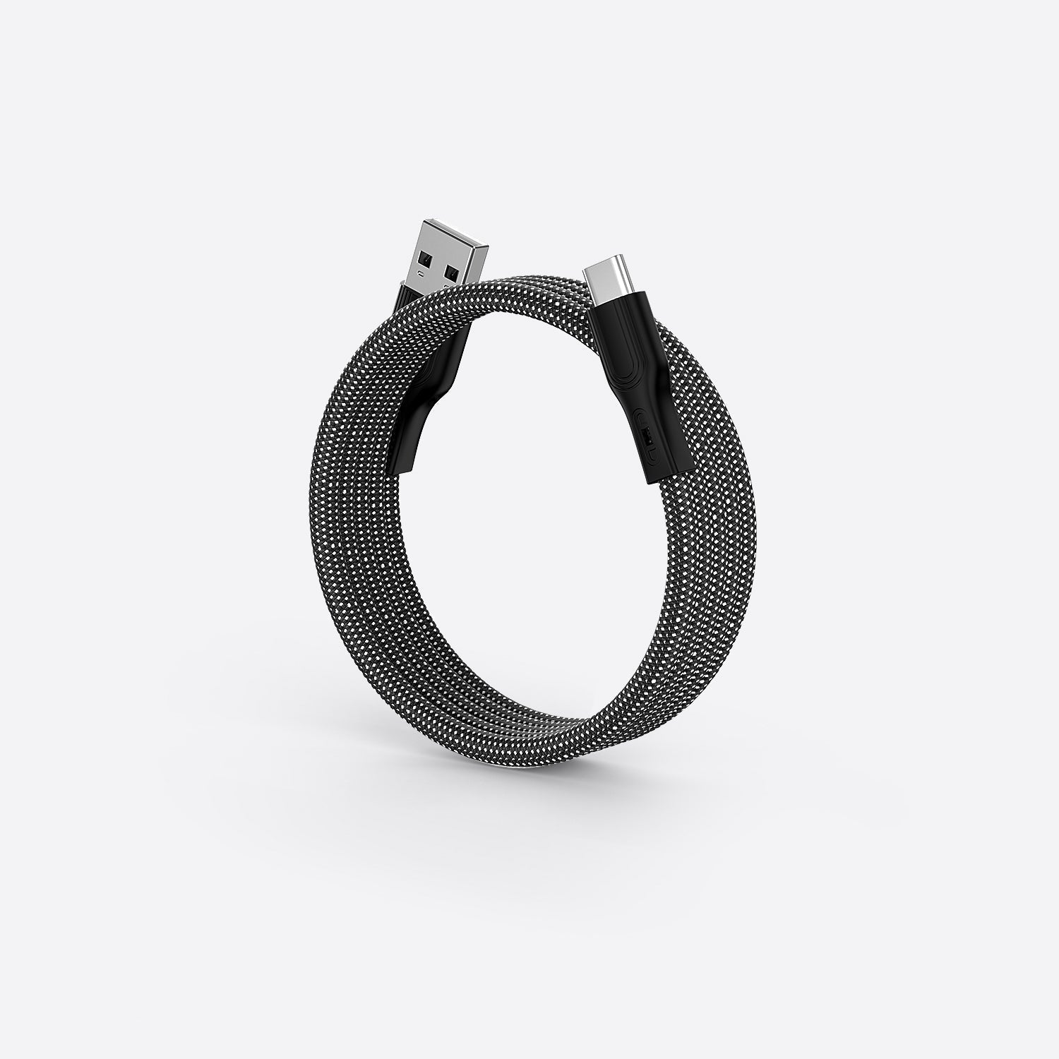 100W Fast Charging Magnetic Spiral Cable – Tangle-Free Design