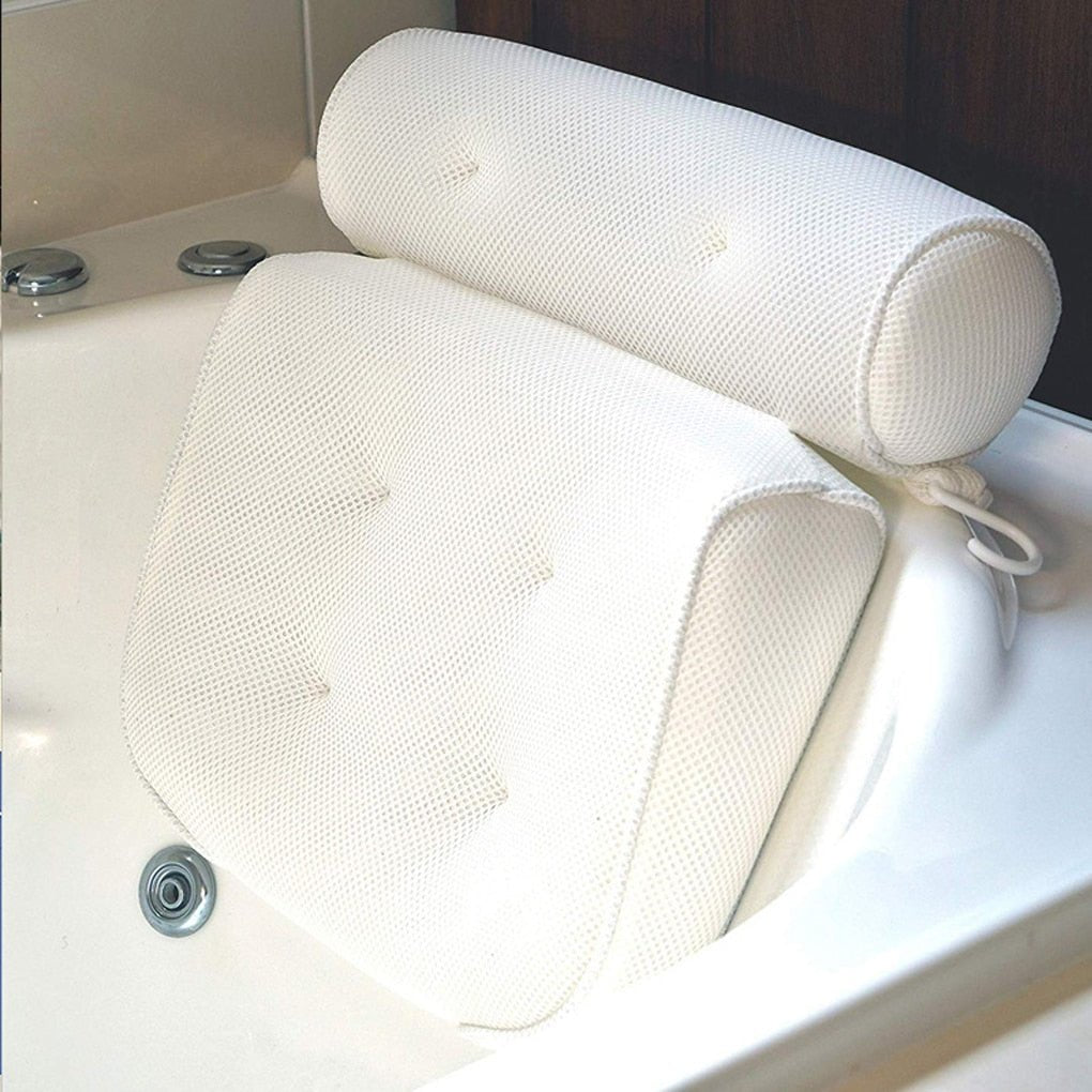 3D Mesh Neck Support Bath Pillow – Ergonomic Design