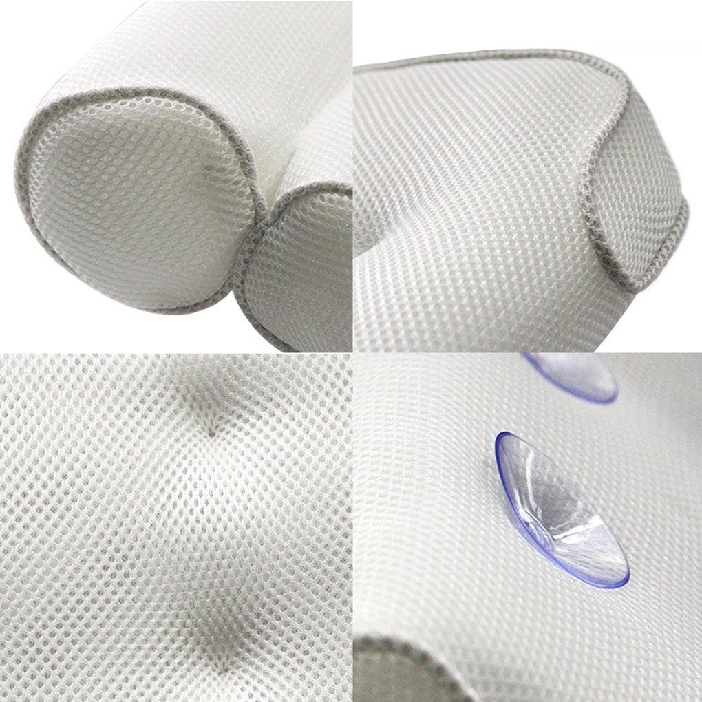 3D Mesh Neck Support Bath Pillow – Ergonomic Design