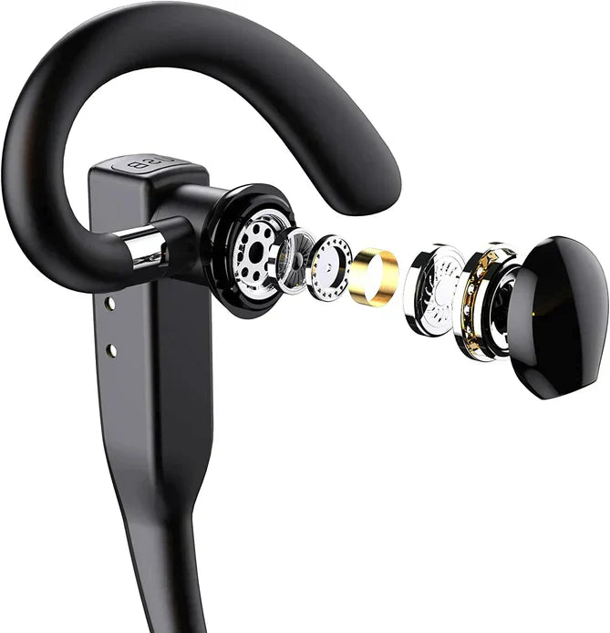 Wireless Bluetooth Headset with Dual Microphone & Noise Reduction