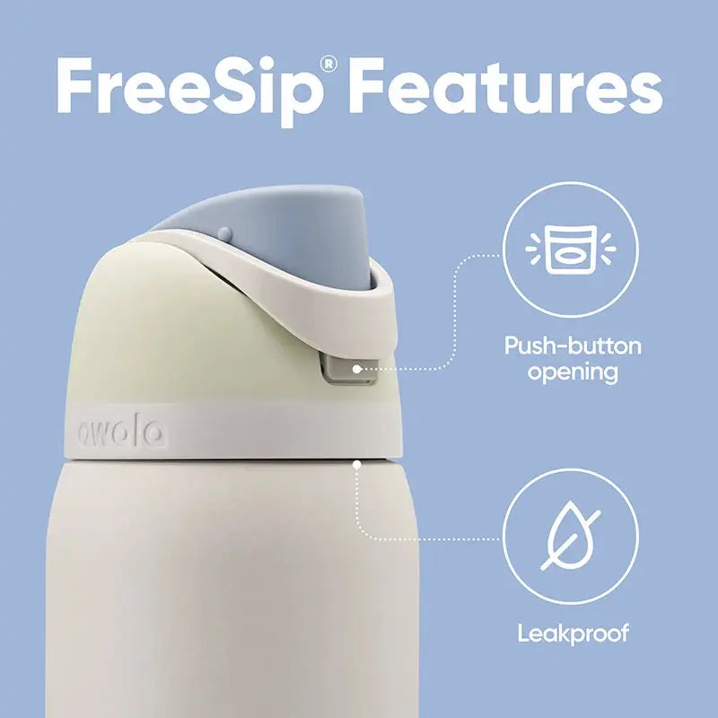 710ml Leakproof Stainless Steel Water Bottle with FreeSip Spout - Ideal for Travel & Sports, 24h Cold