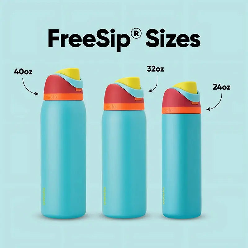 710ml Leakproof Stainless Steel Water Bottle with FreeSip Spout - Ideal for Travel & Sports, 24h Cold