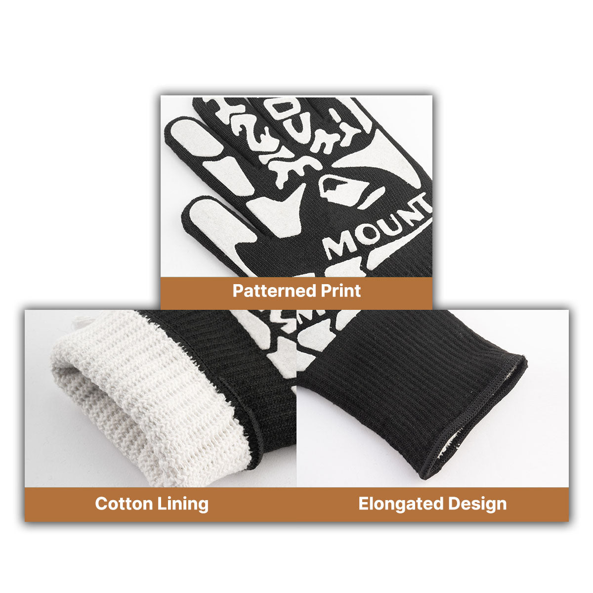 Heat Resistant Outdoor Cooking Gloves for High Temperatures