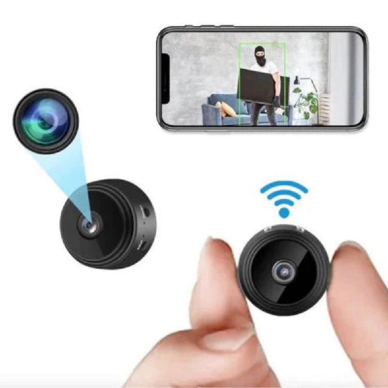 HD Night Vision WiFi Security Camera - Compact Design