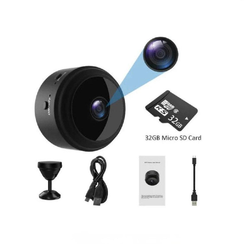 HD Night Vision WiFi Security Camera - Compact Design