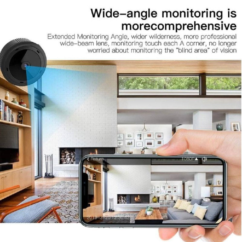 HD Night Vision WiFi Security Camera - Compact Design