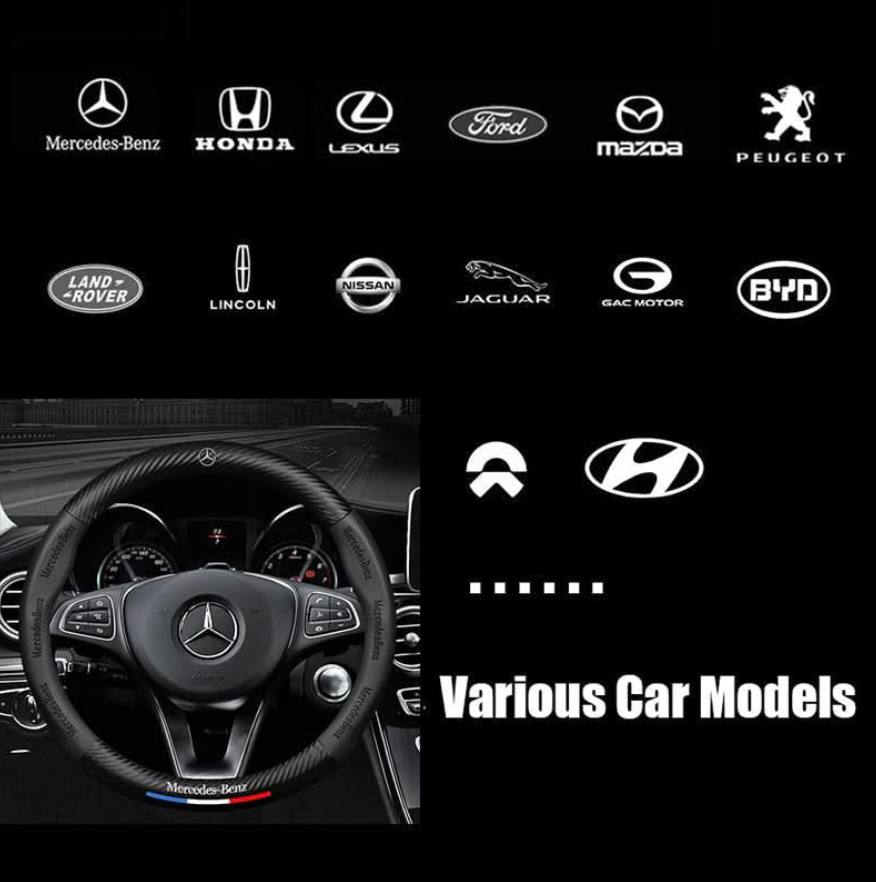 Non-Slip Steering Wheel Cover for Comfort and Grip