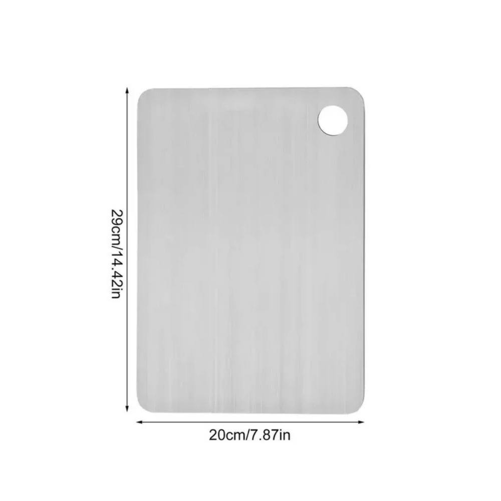 Hygienic Stainless Steel Chopping Board for Meat, Vegetables, and Fruit