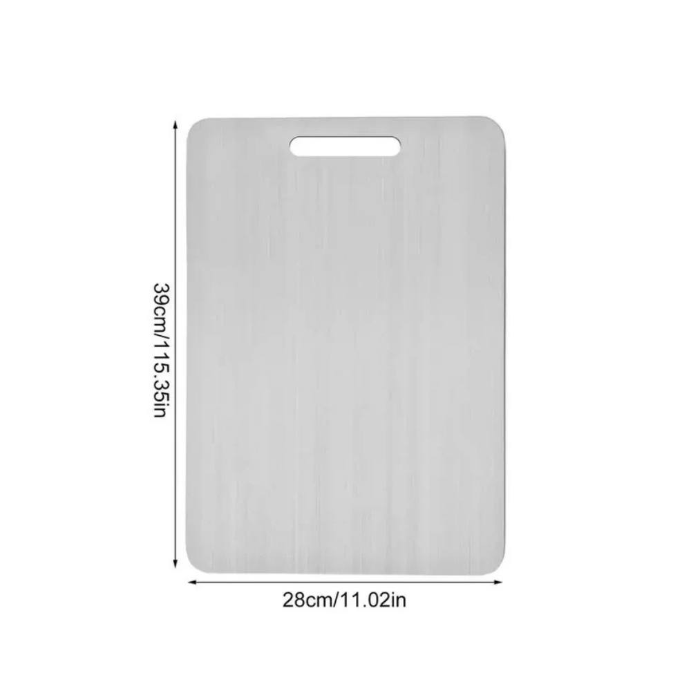Hygienic Stainless Steel Chopping Board for Meat, Vegetables, and Fruit