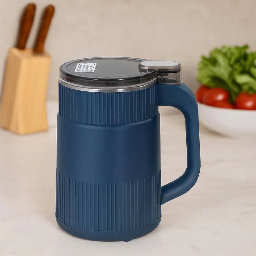 Compact Electric Grain Mill for Fresh Flour and Whole Grain Cereal