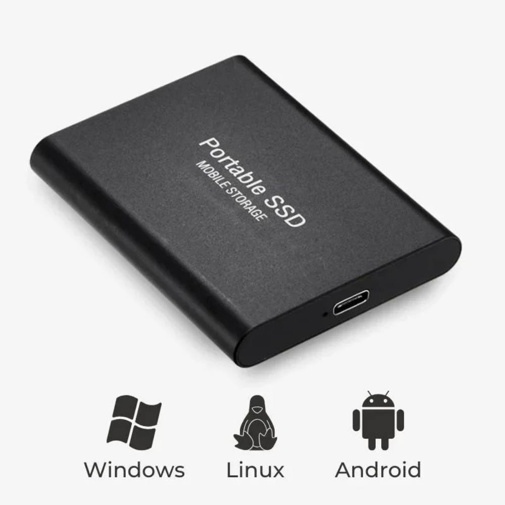 Portable SSD Storage, Fast External Solid State Drive with USB 3.2