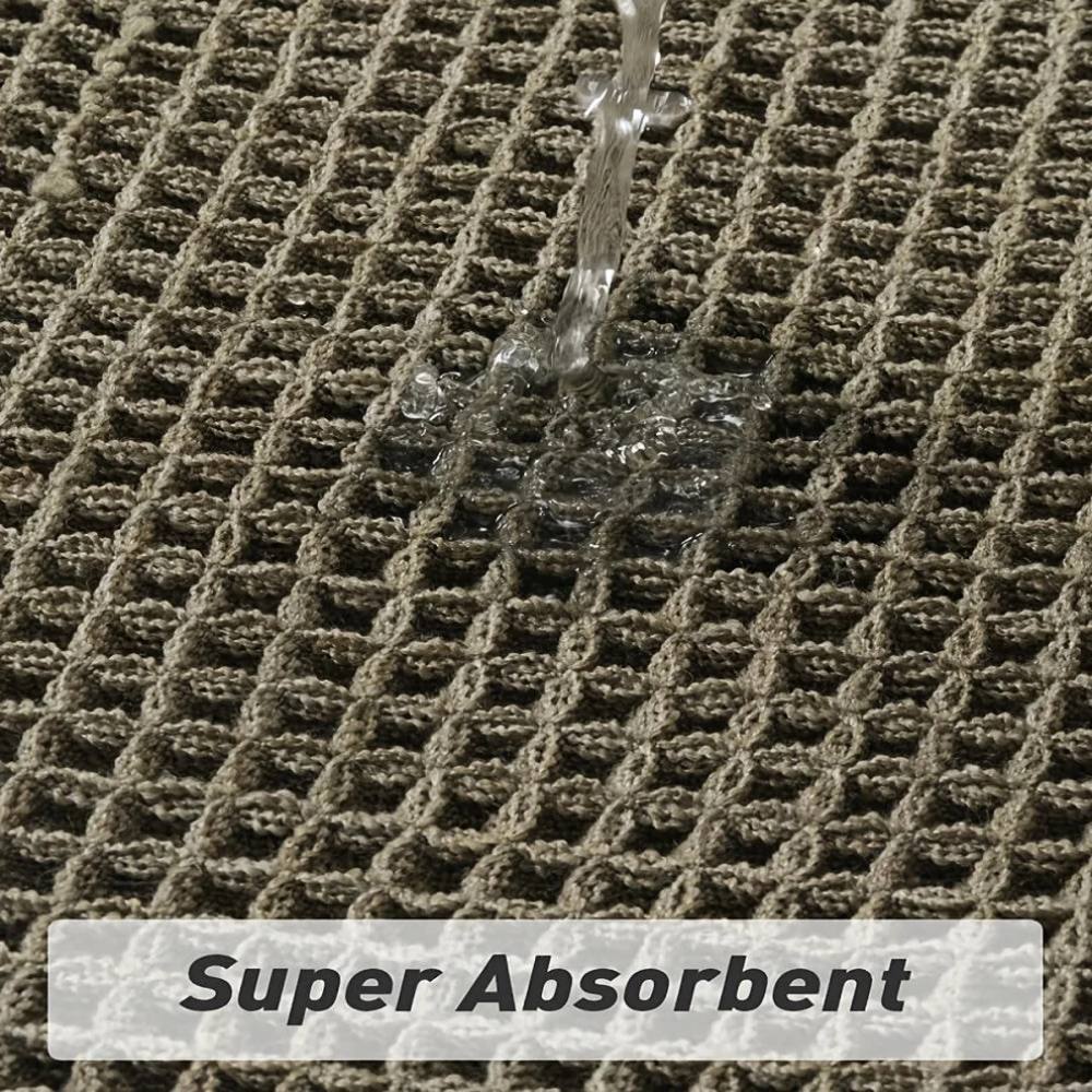 Non-Slip Bath Rug with Tassels – Ultra Absorbent and Machine Washable