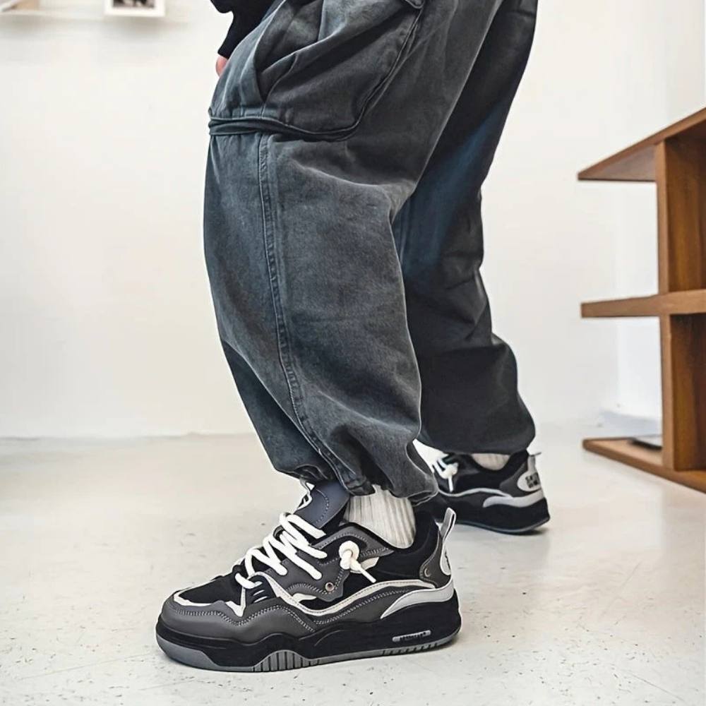 Casual Sport Shoes for Men – Thick Sole Chunky Sneakers