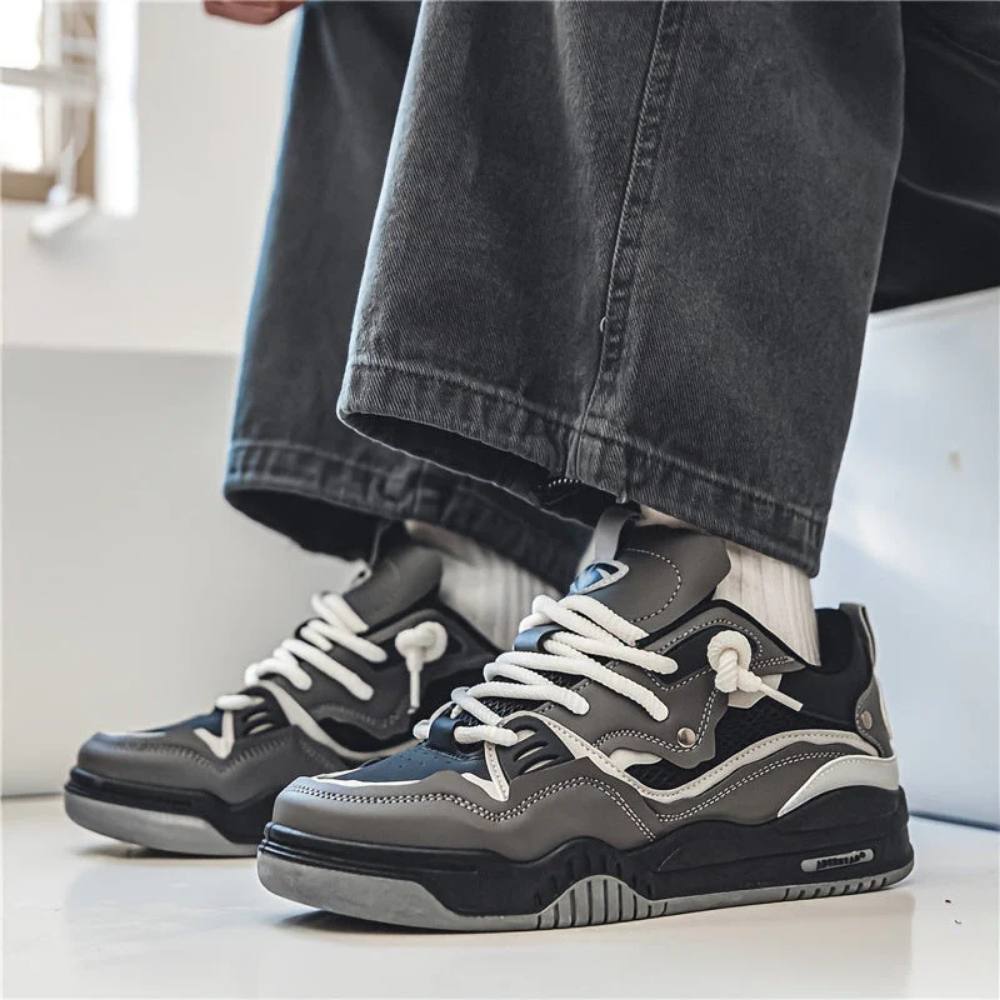 Casual Sport Shoes for Men – Thick Sole Chunky Sneakers