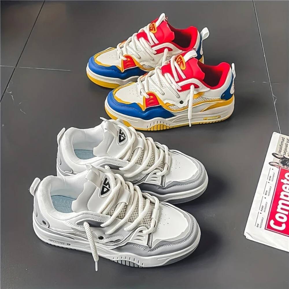 Casual Sport Shoes for Men – Thick Sole Chunky Sneakers