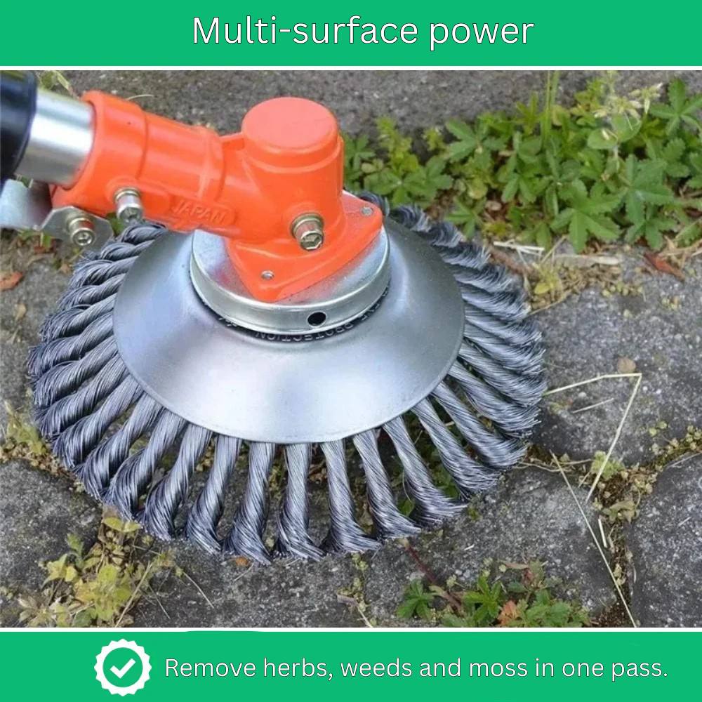 Precision Steel Brush Cutter Head for Clean Weed Trimming