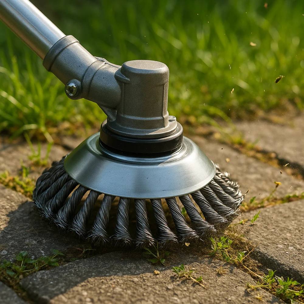 Precision Steel Brush Cutter Head for Clean Weed Trimming