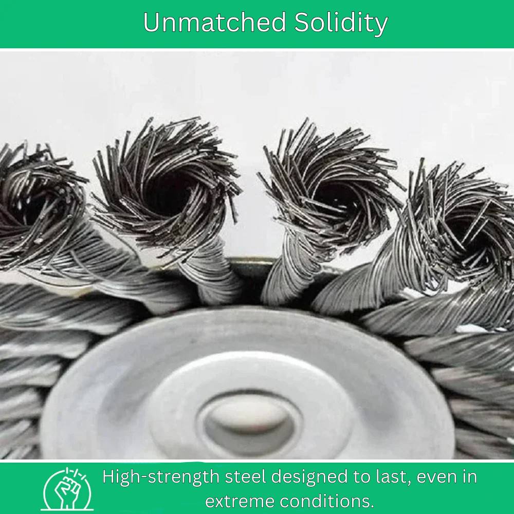 Precision Steel Brush Cutter Head for Clean Weed Trimming