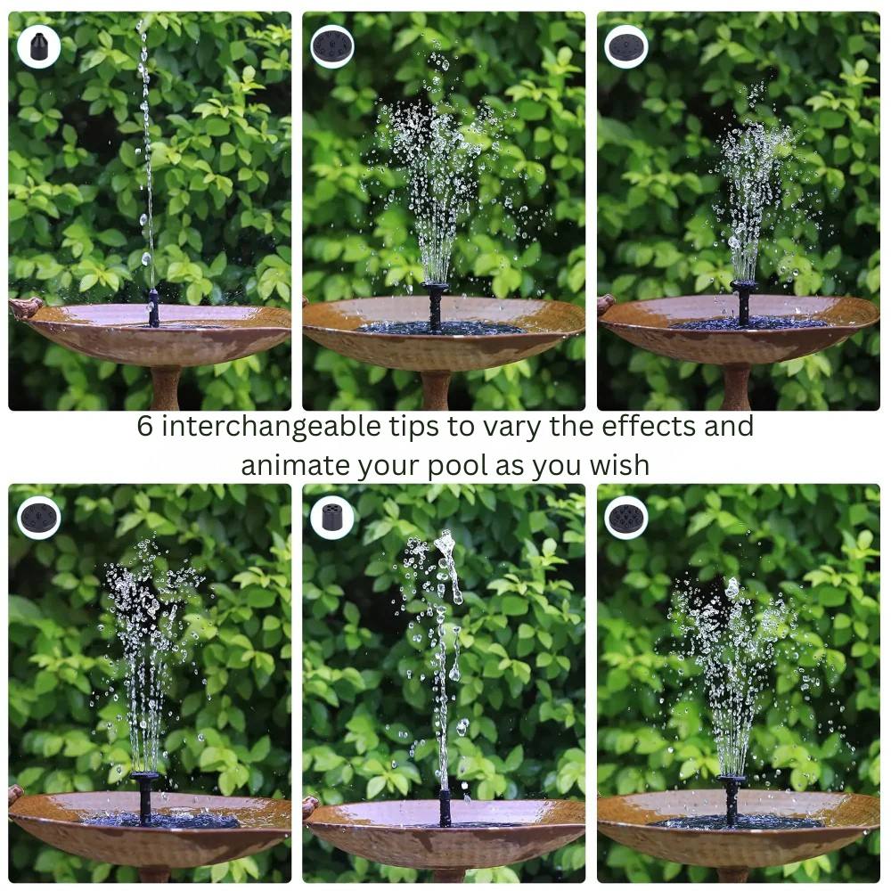 Eco-Friendly Mini Solar Fountain for Garden Water Features