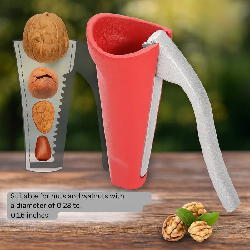 Nut Cracker with EasyGrip Lever – Simple Nut Opening Tool