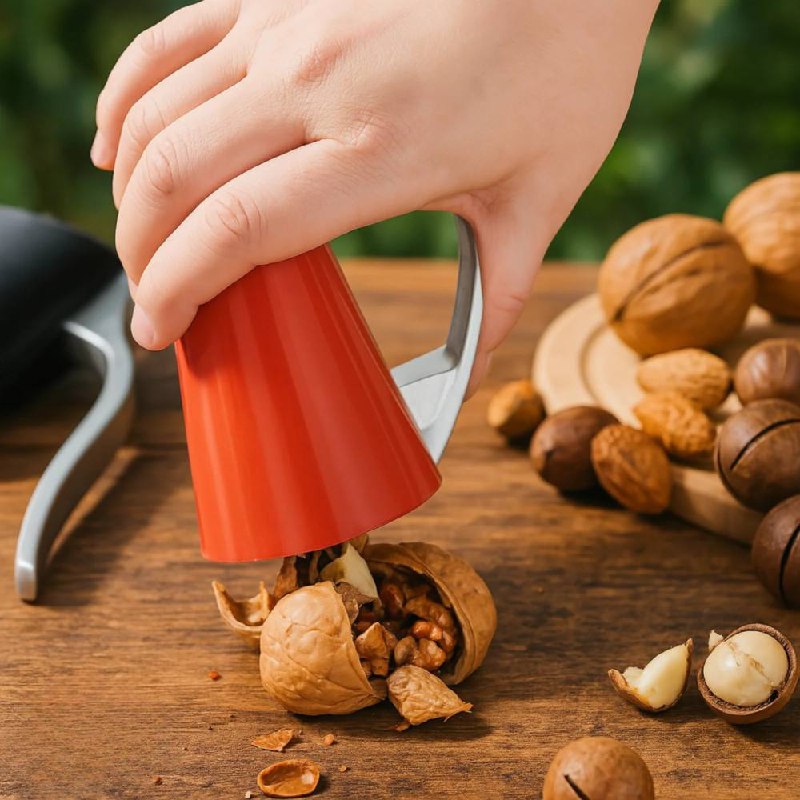 Nut Cracker with EasyGrip Lever – Simple Nut Opening Tool