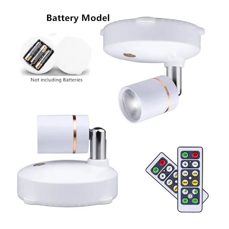 LED Spotlight with Wireless Design for Cozy Ambient Illumination