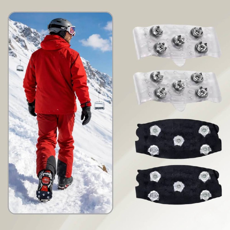 Ice Traction Spikes for Secure Winter Walking