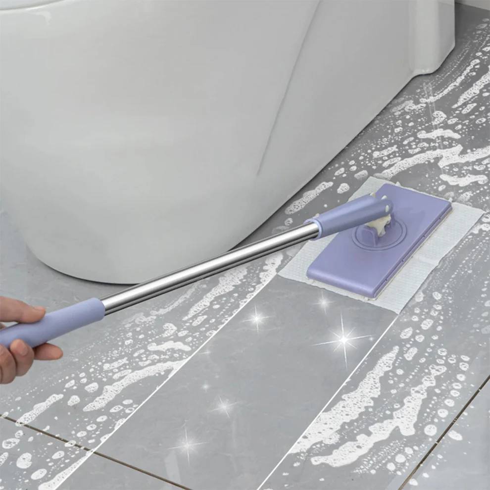 Flat Floor Mop with 360-Degree Rotation for Effortless Cleaning
