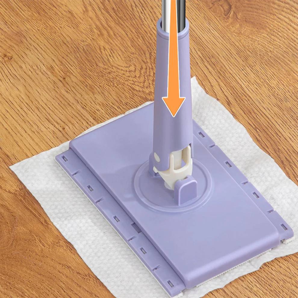Flat Floor Mop with 360-Degree Rotation for Effortless Cleaning