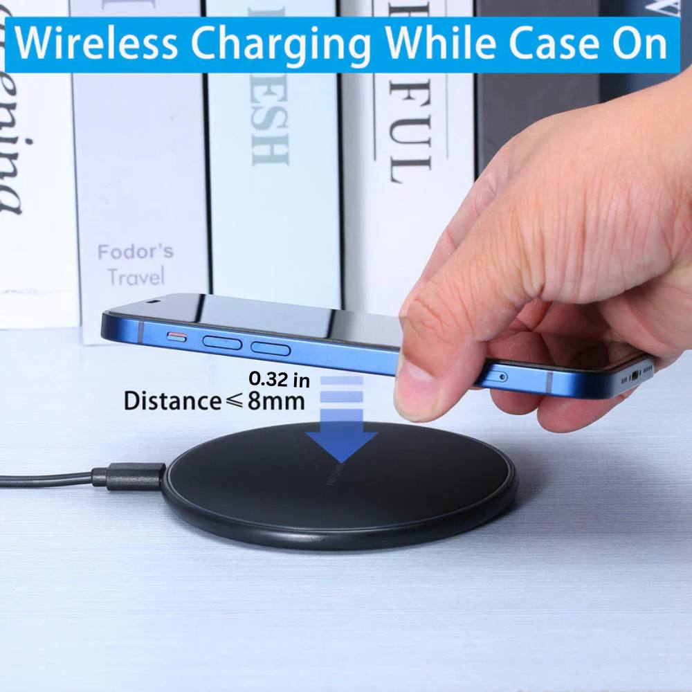 30W Wireless Charger Pad for Quick Smartphone Charging
