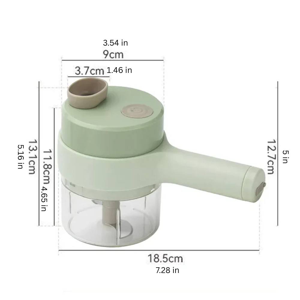 Rapid Meal Preparation Electric Vegetable Cutter and Chopper