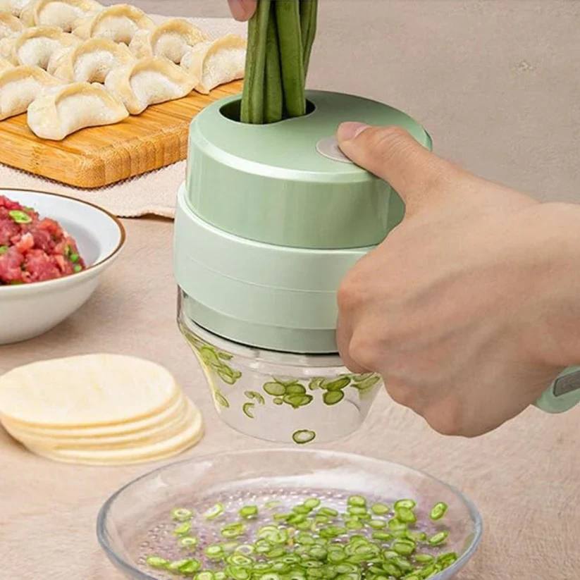 Rapid Meal Preparation Electric Vegetable Cutter and Chopper
