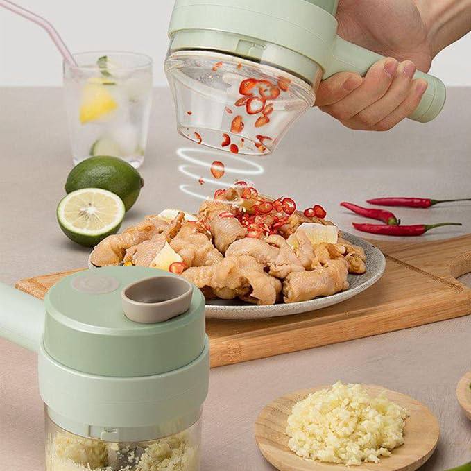 Rapid Meal Preparation Electric Vegetable Cutter and Chopper