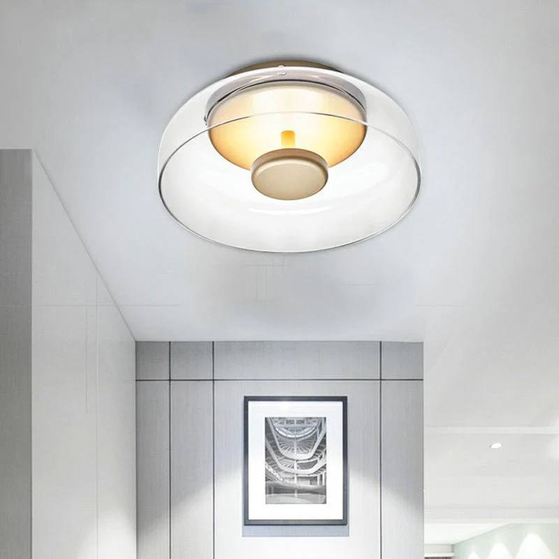 Modern Glass Design LED Ceiling Light - Crystal Shine