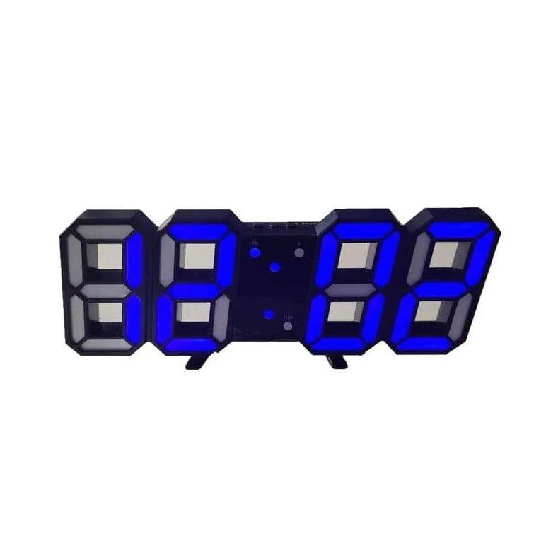 Modern Digital Wall Clock with 3D LED and Adjustable Brightness