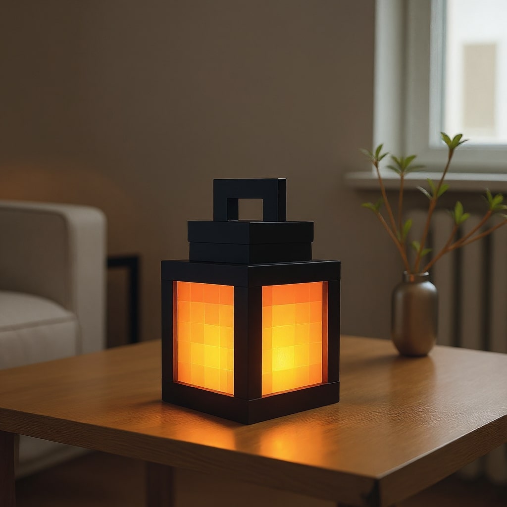 Rechargeable Pixel Art Lamp | Versatile Indoor Lighting