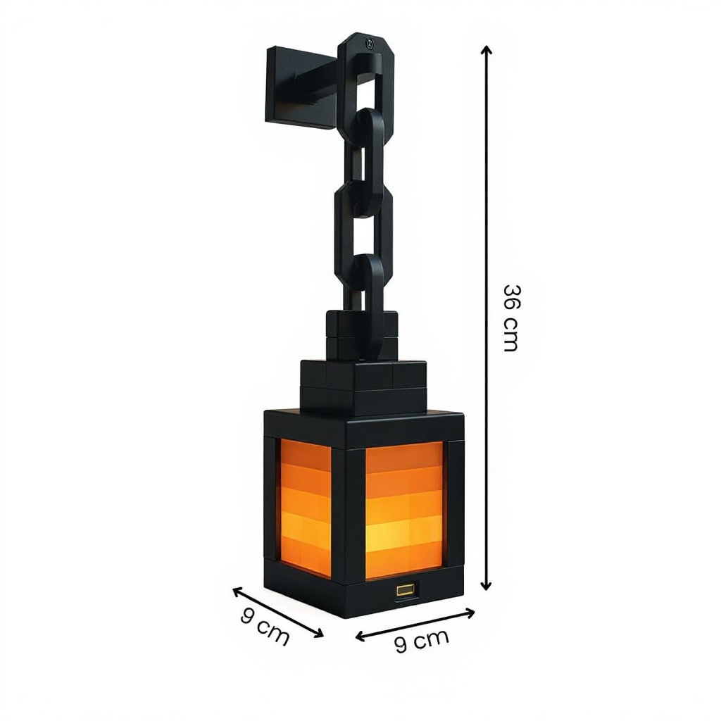 Rechargeable Pixel Art Lamp | Versatile Indoor Lighting