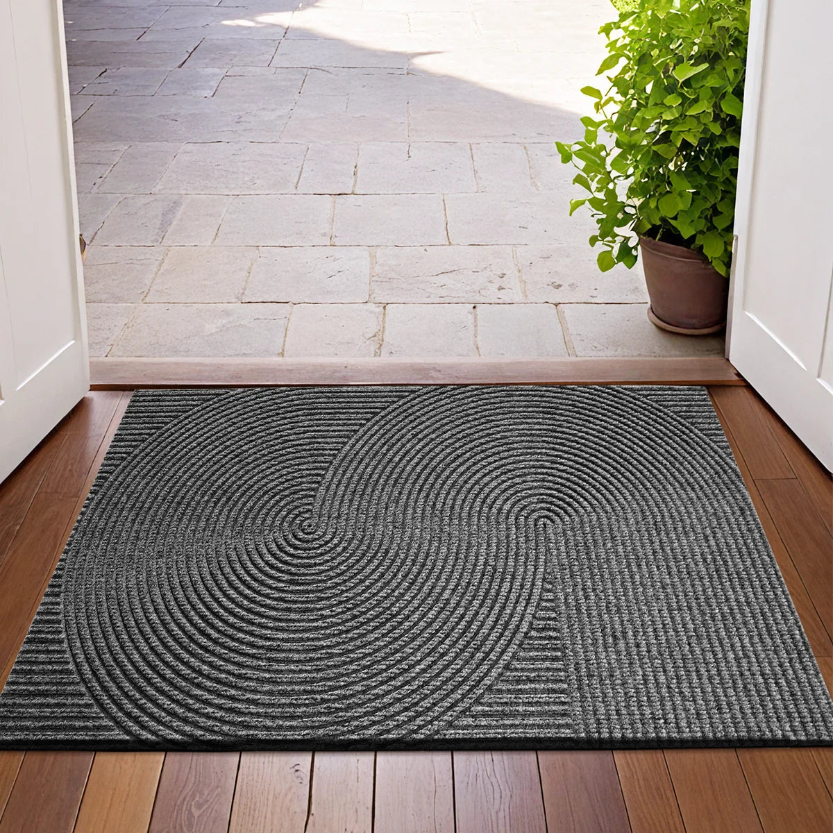 Durable Multi-Surface Entrance Mat | Non-Slip Dirt Catcher