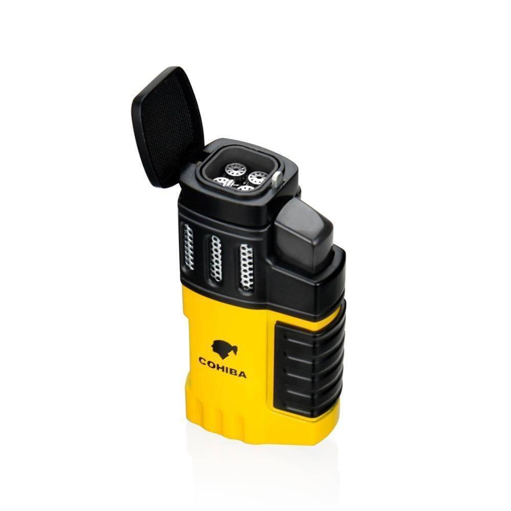 Portable 4-Jet Torch Lighter for Outdoor Activities