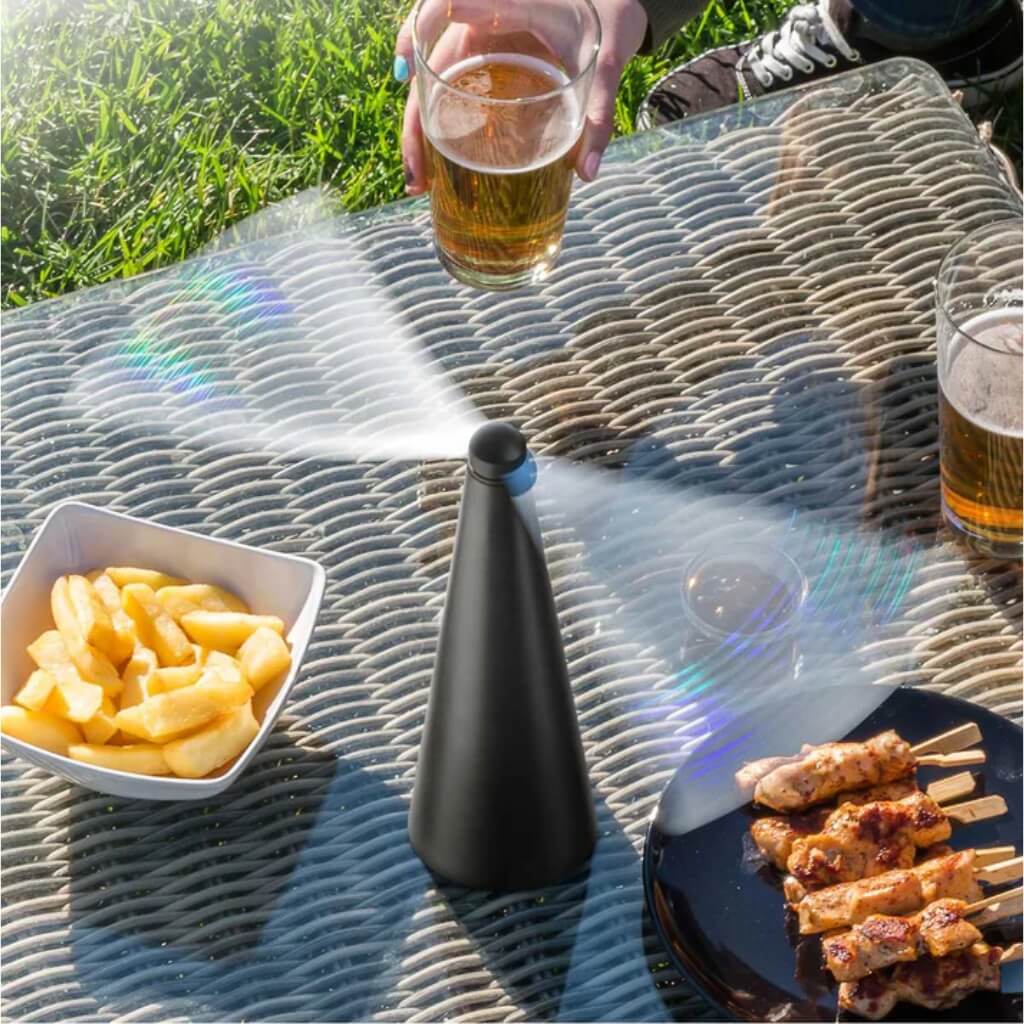 Portable Tabletop Fan for Outdoor Dining - Insect Repellent